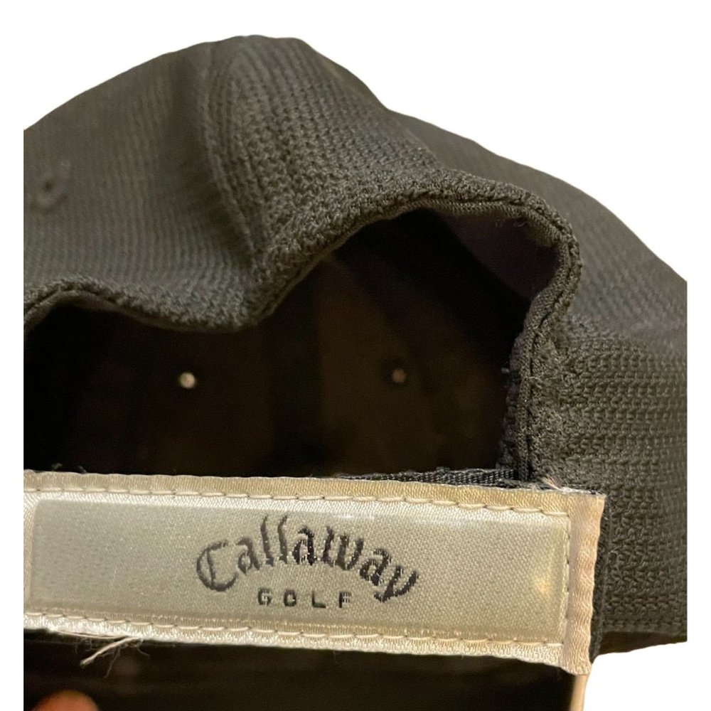 Callaway Golf Black X Series Hat Cap Adjustable Strap One Size Fits Most - Picture 4 of 6